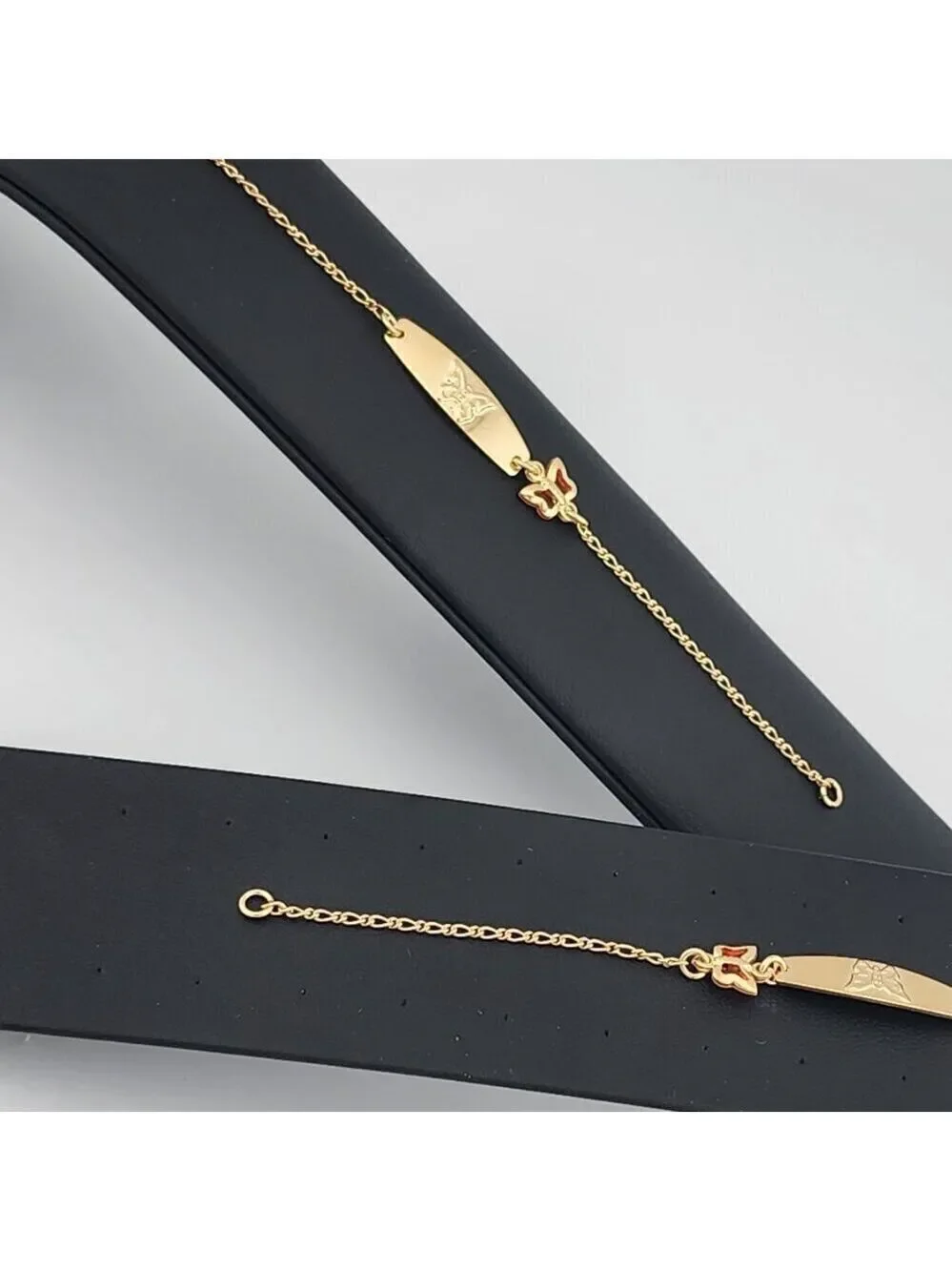 Brand New Brazilian 18k Gold Filled Butterfly Bracelet